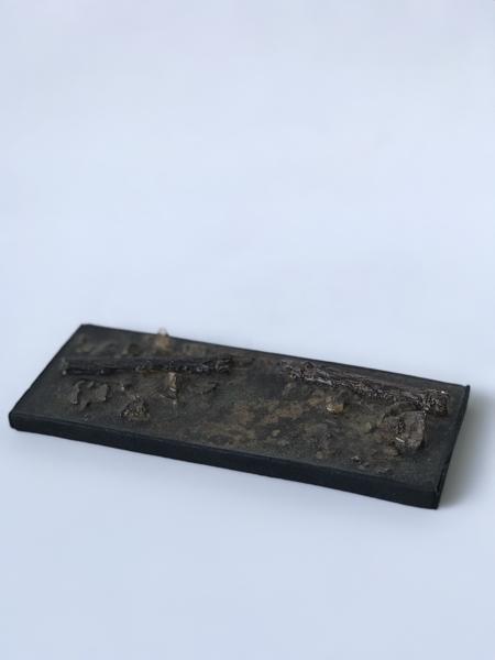 s01, Mixed media, 5,51 cm x 14 cm x 1,5 cm, 2022