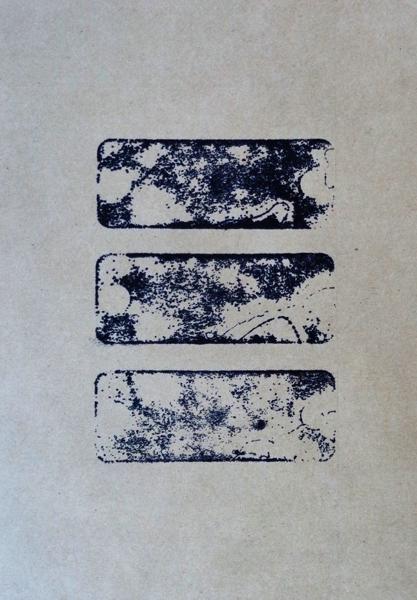 Three round holed Stones, No. 11, trhs11, Printed paper, 21,49 cm x 14 cm, 2023