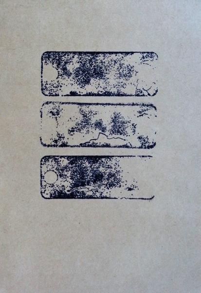 Three round holed Stones, No. 12, trhs12, Printed paper, 21,49 cm x 14 cm, 2023