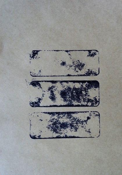 Three round holed Stones, No. 22, trhs22, Printed paper, 21,49 cm x 14 cm, 2023