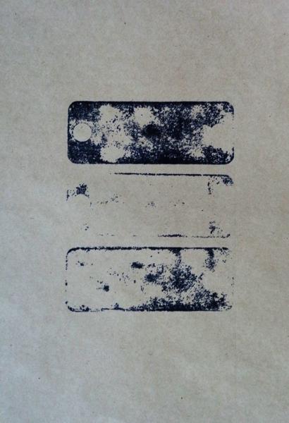 Three round holed Stones, No. 25, trhs25, Printed paper, 21,49 cm x 14 cm, 2023