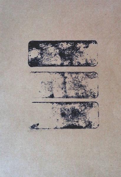 Three round holed Stones, No. 54, trhs54, Printed paper, 21,49 cm x 14 cm, 2023